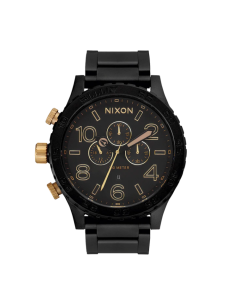 Accessories Nixon 51-30 Chrono Watch - Black/Gold