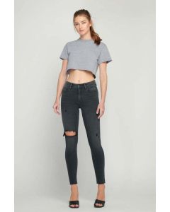 Women's Hidden Amelia Mid Rise Distressed Skinny Jean