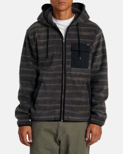 Men's RVCA Hawthorne Zip-Up Hooded Fleece