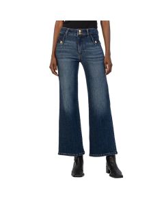 Women's Kut From The Kloth Meg Two Buttom Relaxed Fit Wide Leg Jean