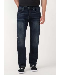 Men's Buffalo Relaxed Straight Driven Jeans in Authentic Indigo