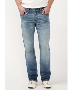 Men's Buffalo Relaxed Straight Driven Jeans in Sanded Blue