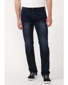 Men's Buffalo Straight Six Men's Jeans in Authentic and Deep Indigo