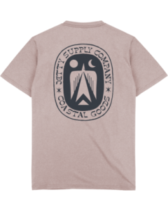 Men's Jetty Striker Surf Short-Sleeve Tee - Mauve