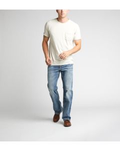 Men's Silver Craig Easy Fit Bootcut Jeans