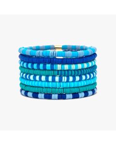 Pura Vida Vacation Vibes Stretch Bracelet Set of 8