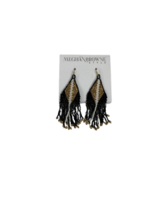 Meghan Browne Accessories Turk Black Earring