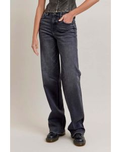Women's Hidden High Rise Logan Dad Cuff Jean