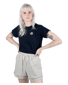 Women's Jetty Flora Short-Sleeve Tee - Navy