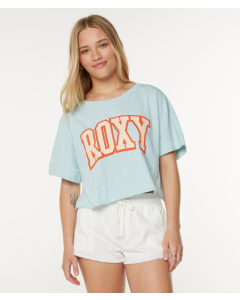 Women's Roxy College Short-Sleeve Crop Tee