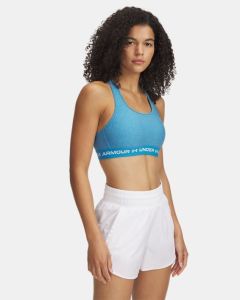 Women's Under Armour Mid Crossback Heather Sports Bra