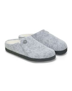 Youth Birkenstock Zermatt Shearling - Light Gray